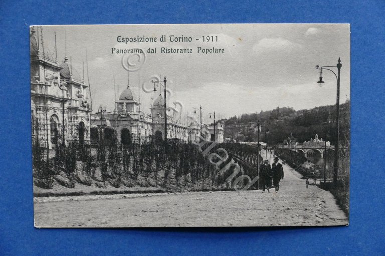 Cartolina Torino - Esposizione 1911 - Panorama dal Ristorante Popolare …