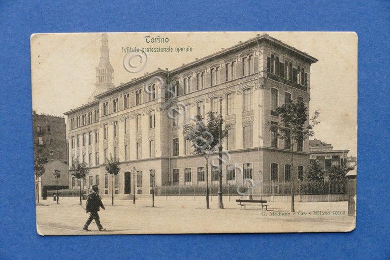 Cartolina Torino - Istituto professionale operaio - 1910 ca. | Immagine Gallery 2