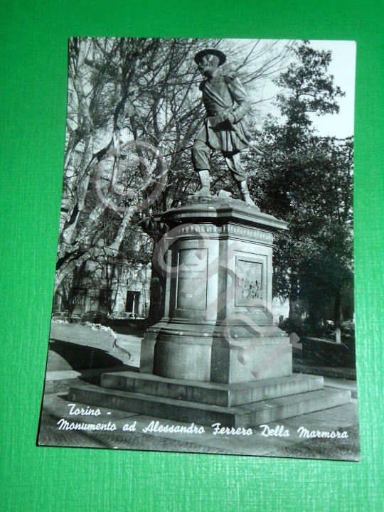 Cartolina Torino - Monumento ad Alessandro Ferrero Della Marmora 1955 …