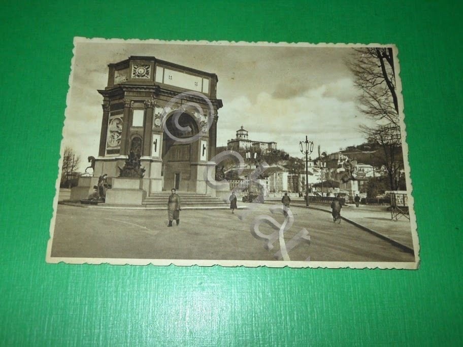 Cartolina Torino - Monumento all' Artigliere e Monte dei Cappuccini …