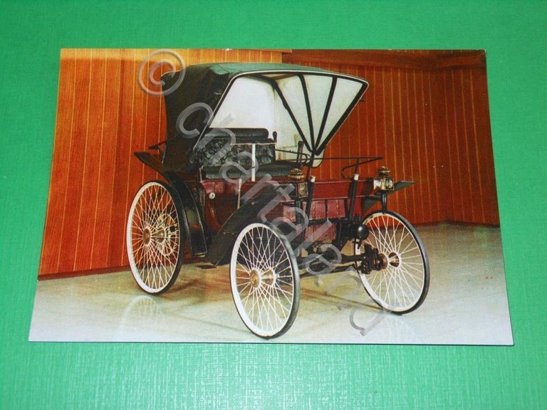 Cartolina Torino - Museo dell' Automobile - Peugeot 1894