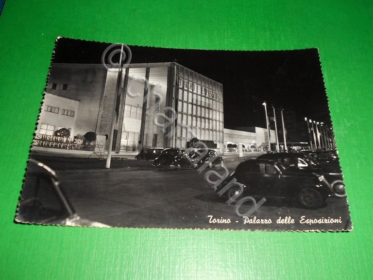 Cartolina Torino - Palazzo delle Esposizioni 1957.