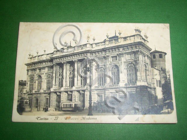 Cartolina Torino - Palazzo Madama 1915