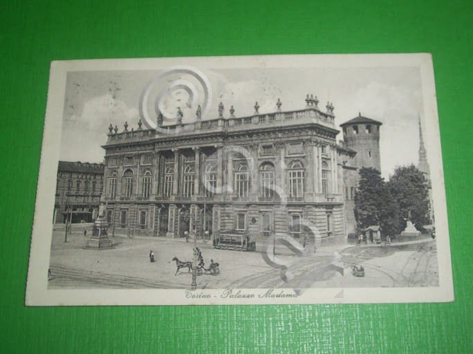 Cartolina Torino - Palazzo Madama 1924 *
