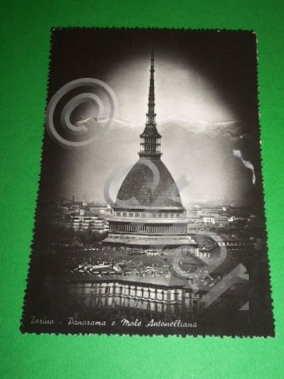 Cartolina Torino - Panorama e Mole Antonelliana 1956