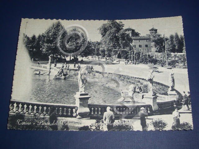 Cartolina Torino - Parco del Valentino - Fontana Monumentale 1962 …