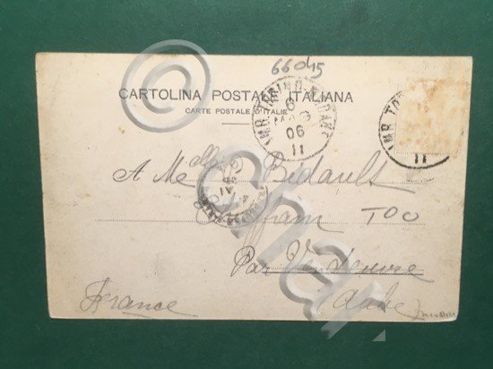 Cartolina Torino - Piazza Castello - Palazzo Madama - 1906