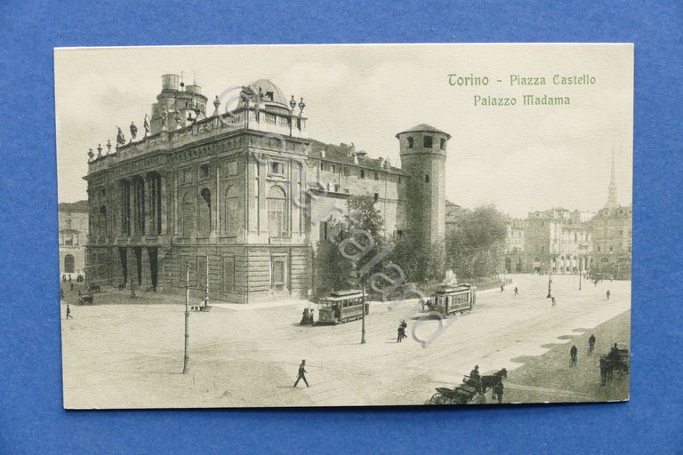 Cartolina Torino - Piazza Castello - Palazzo Madama - 1910 …
