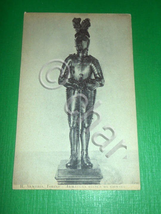 Cartolina Torino - Reale Armeria - Armatura Bianca da Giostra …