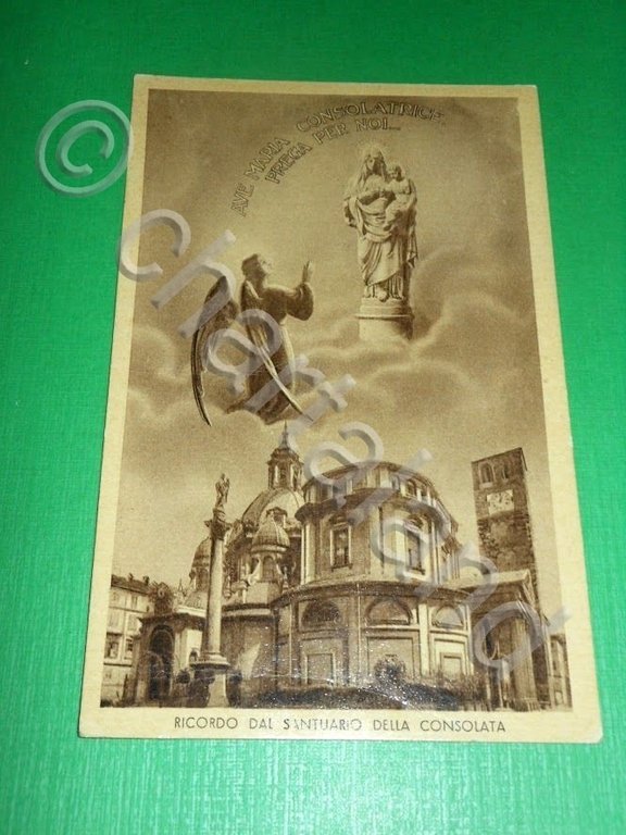 Cartolina Torino - Ricordo dal Santuario della Consolata 1938
