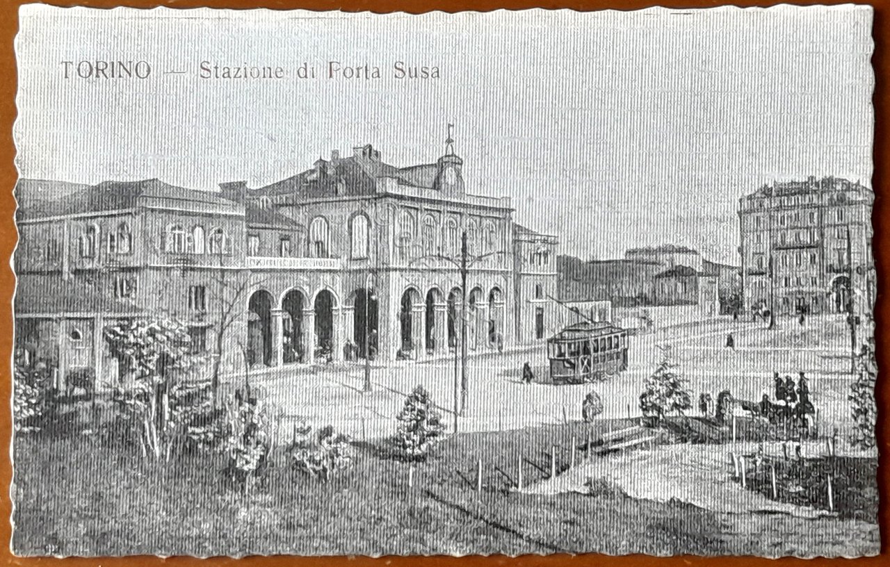 Cartolina Torino - Stazione di Porta Susa - 1920 ca. | Immagine principale
