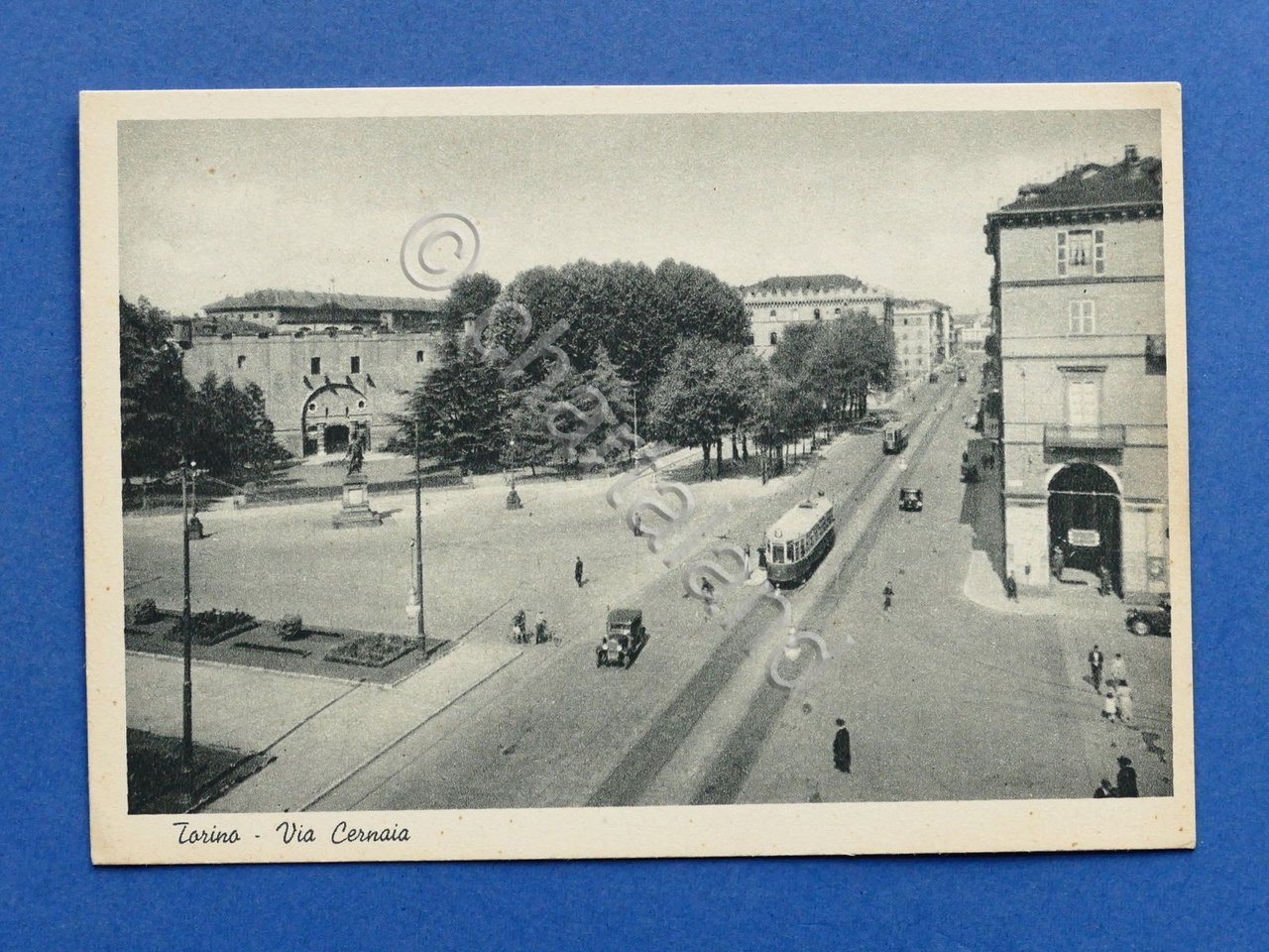 Cartolina Torino - Via Cernaia - 1940 ca..