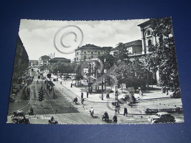 Cartolina Torino - Via Nizza 1954