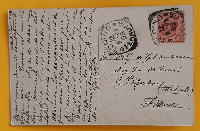 Cartolina Torino - Via Po e via della Zecca - …