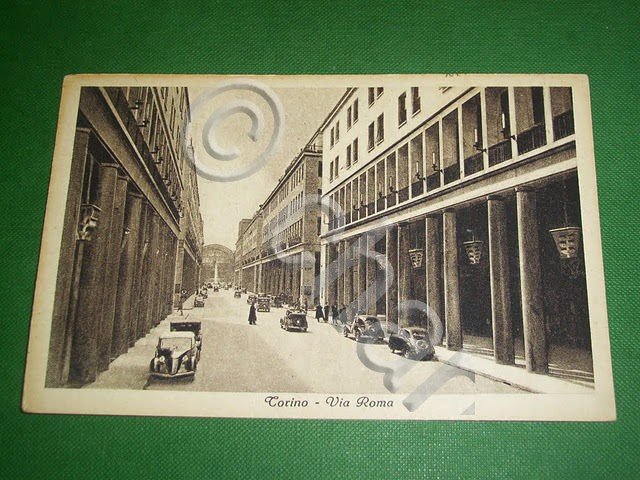 Cartolina Torino - Via Roma n.v. 1935 ca