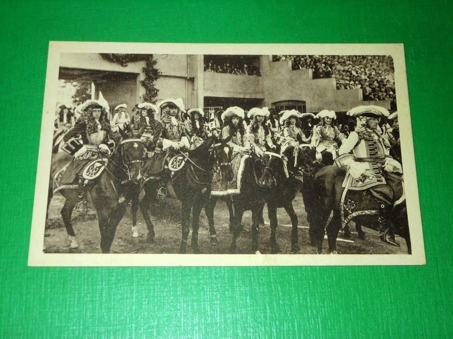 Cartolina Torino 1928 - Carosello Storico - Amazzoni e Cavalieri …