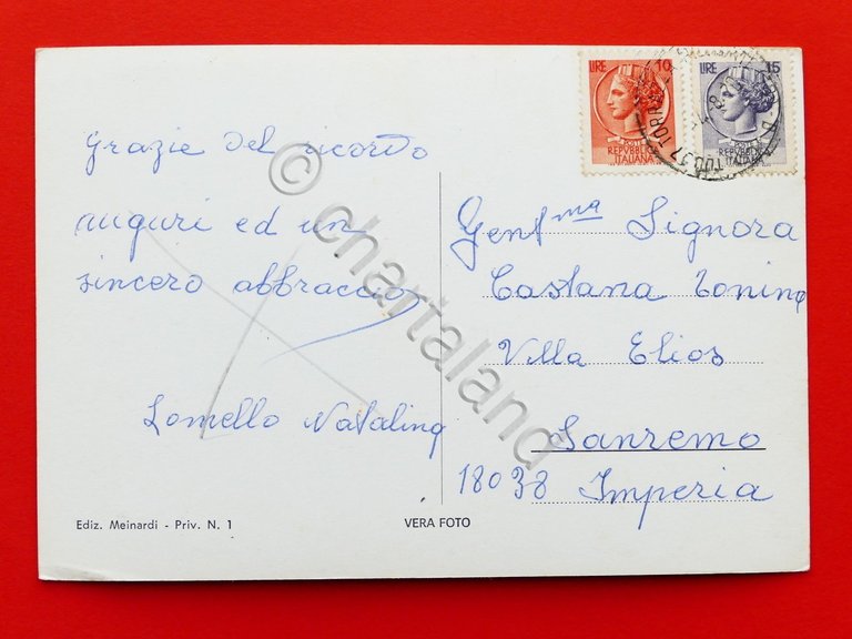 Cartolina Torrazza Piemonte - Scorcio Pittoresco - 1970.