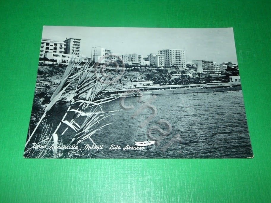 Cartolina Torre Annunziata - Oplonti - Lido Azzurro 1964