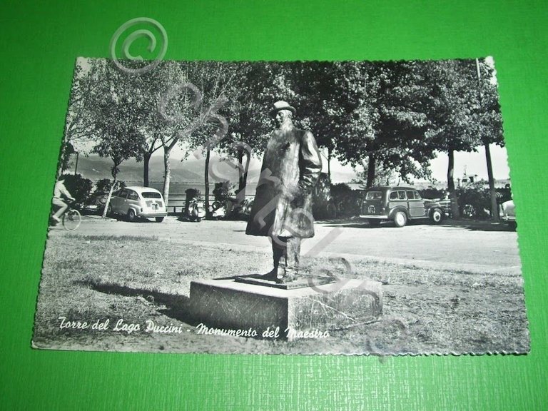 Cartolina Torre del Lago Puccini - Monumento del Maestro 1950 …