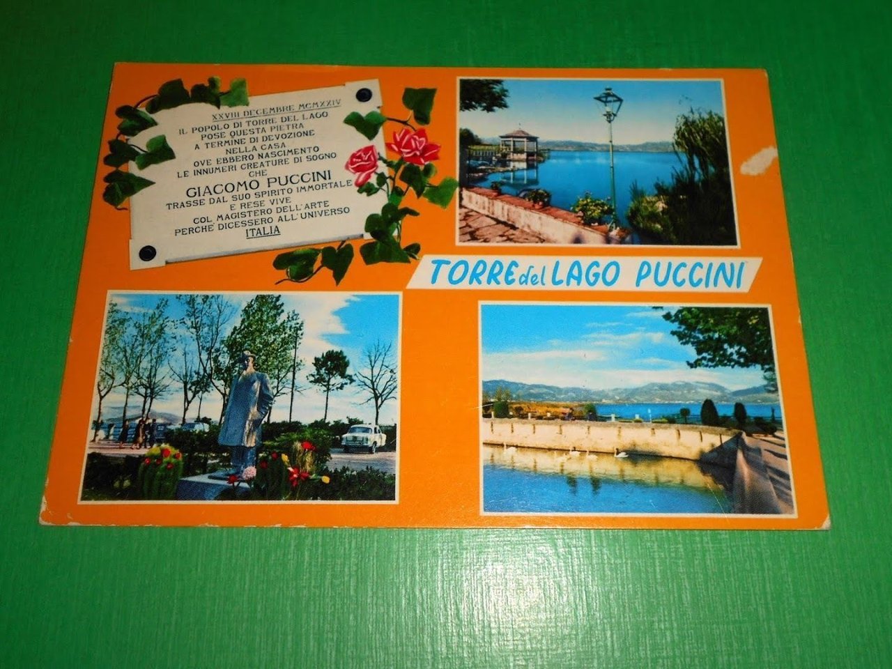 Cartolina Torre del Lago Puccini - Vedute diverse 1983.