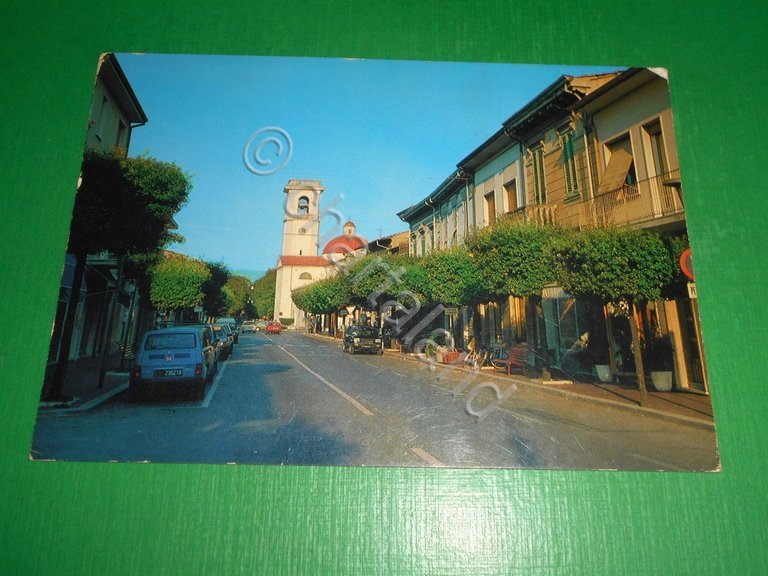 Cartolina Torre del Lago Puccini - Viale Marconi 1970 ca.