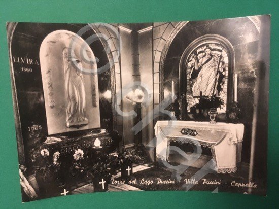Cartolina Torre Del Lago Puccini - Villa Puccini - Cappella …