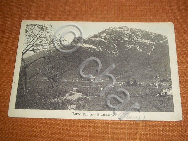 Cartolina Torre Pellice - Il Vandalino 1940 ca