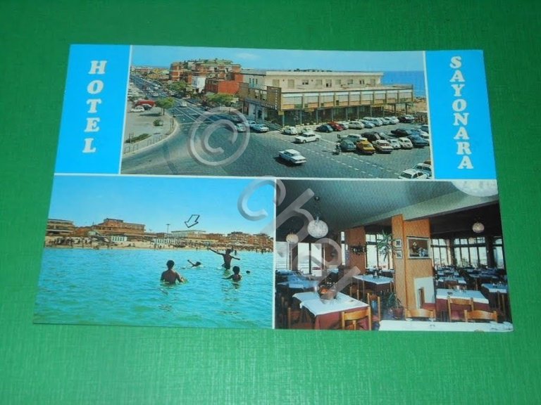 Cartolina Torvaianica ( Roma ) - Hotel Sayonara 1965 ca