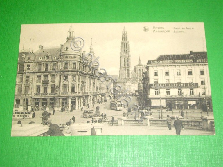 Cartolina Tram / Tramway - Anvers - Canal au Sucre … | Immagine Gallery 2