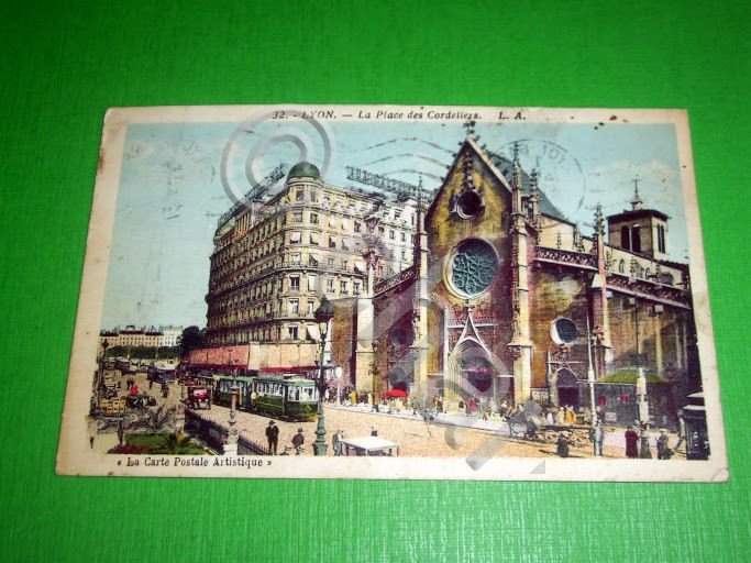 Cartolina Tram / Tramway - Lyon - La Place des … | Immagine principale