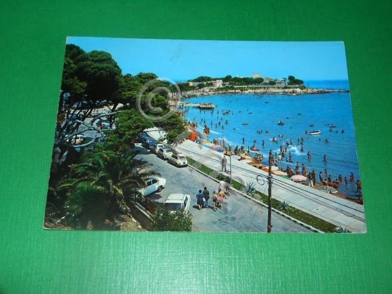 Cartolina Trani - Lido di Colonna 1970 ca