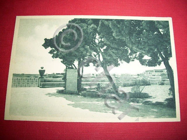 Cartolina Trani Villa Comunale 1930 ca.