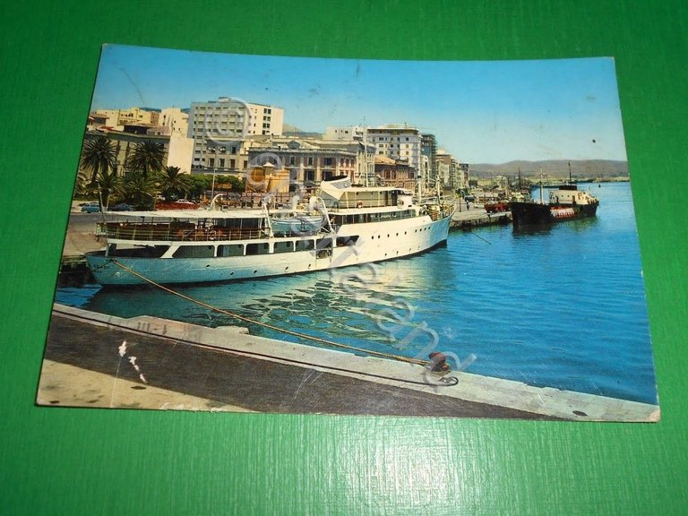Cartolina Trapani - Il Porto 1966