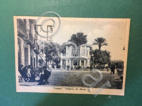 Cartolina Trapani - Padiglione alla Marina - 1950 | Immagine Gallery 3