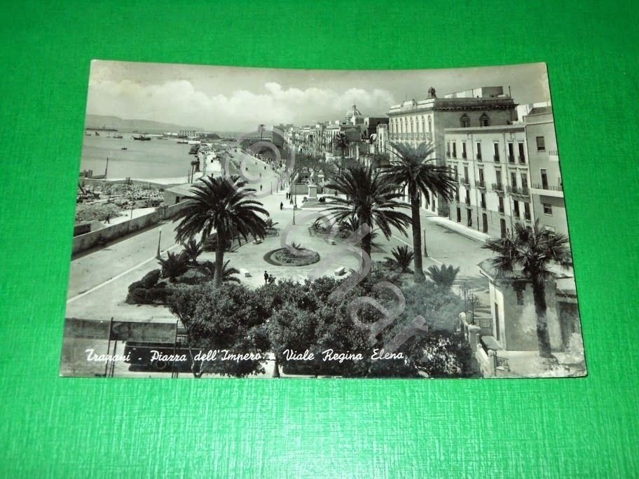 Cartolina Trapani - Piazza dell' Impero - Viale Regina Elena …