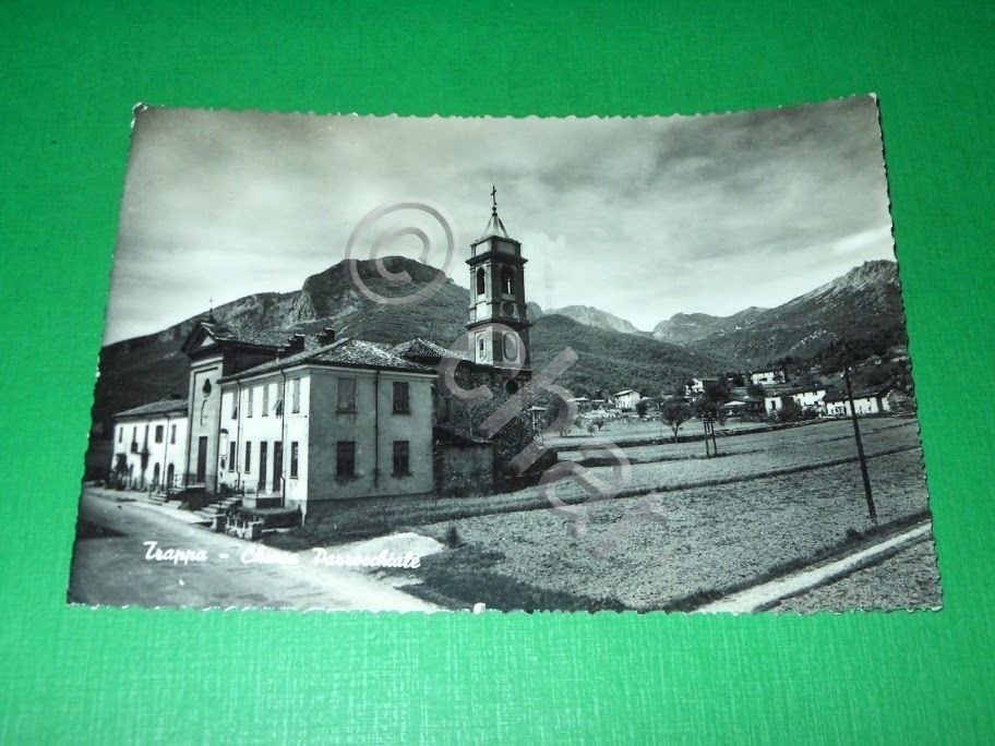 Cartolina Trappa ( Cuneo ) - Chiesa Parrocchiale 1957.