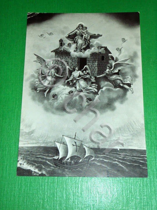 Cartolina Traslazione della S. Casa di Loreto 1972.