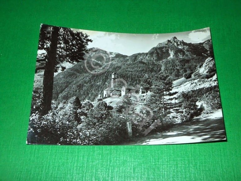 Cartolina Trasquera - Chiesa San Gervasio e Protasio 1969