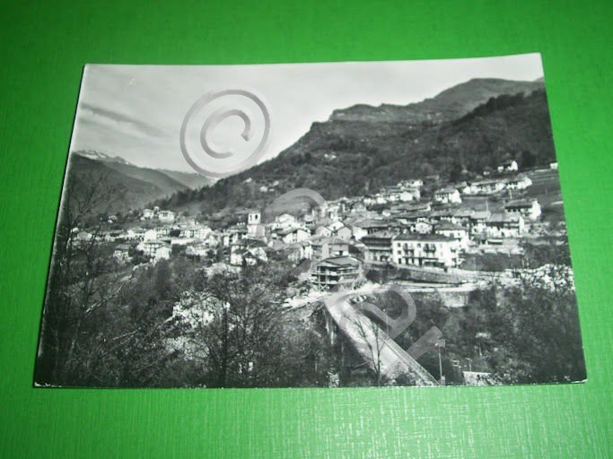 Cartolina Traversella ( Torino ) - Panorama 1966