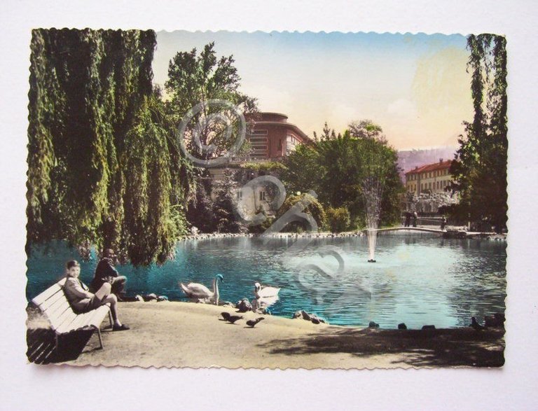 Cartolina Trento - Hotel Trento e Bristol 1955