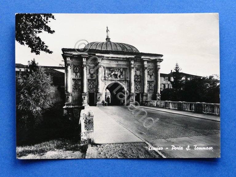 Cartolina Treviso - Porta S. Tommaso - 1954