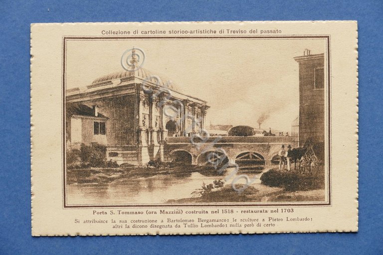 Cartolina Treviso - Porta S. Tommaso ora Porta Mazzini - … | Immagine Gallery 2