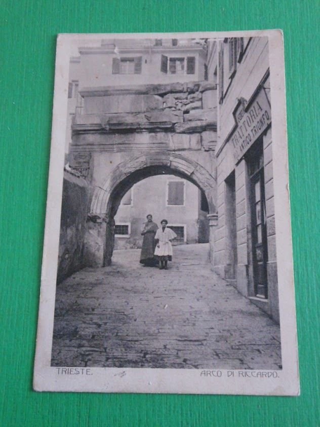 Cartolina Trieste - Arco di Riccardo 1913