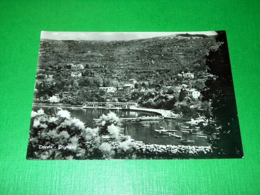 Cartolina Trieste - Grignano 1957