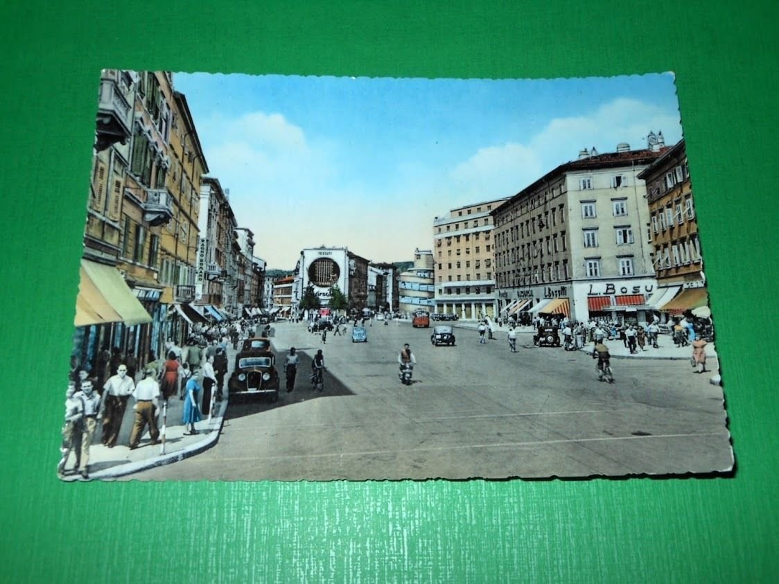 Cartolina Trieste - Largo Barriera Vecchia 1960 ca.