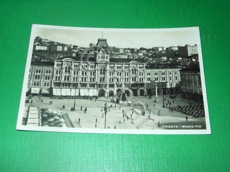 Cartolina Trieste - Municipio 1935