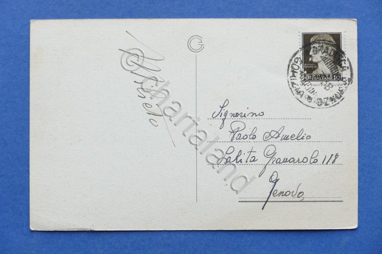 Cartolina Trieste - Palazzo del Governo - 1938.