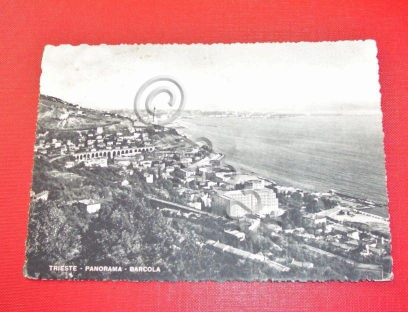 Cartolina Trieste - Panorama - Barcola 1950 ca | Immagine principale