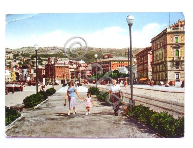 Cartolina Trieste - Passeggiata a mare 1956 | Immagine Gallery 2