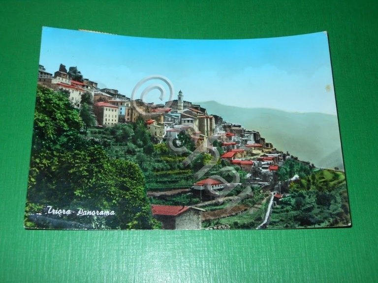 Cartolina Triora - Panorama 1957